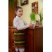 Embroidered Skirt+Underskirt+Belt for little girl "Forests of Carpathians"